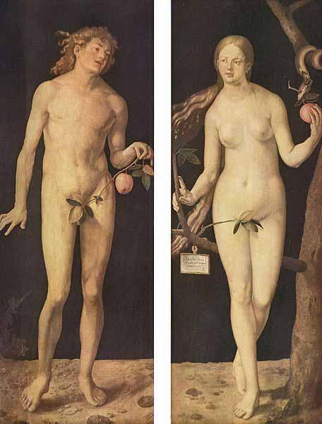Albrecht Durer Adam and Eve France oil painting art